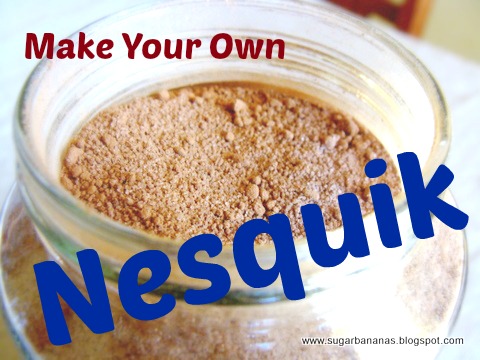 make your own nesquik from sugarbananas