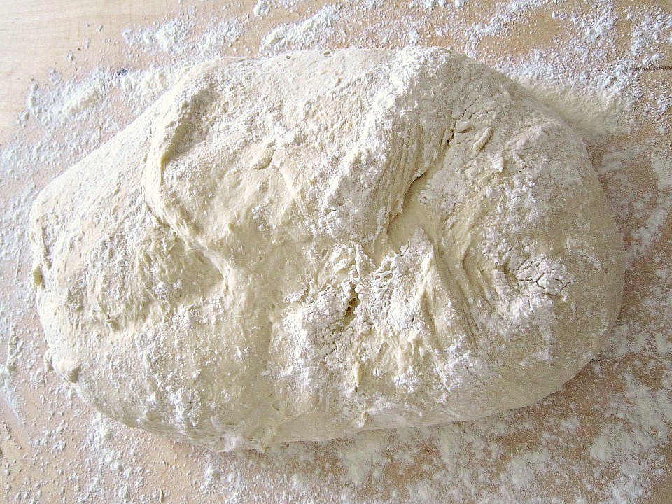 raw prepared dough