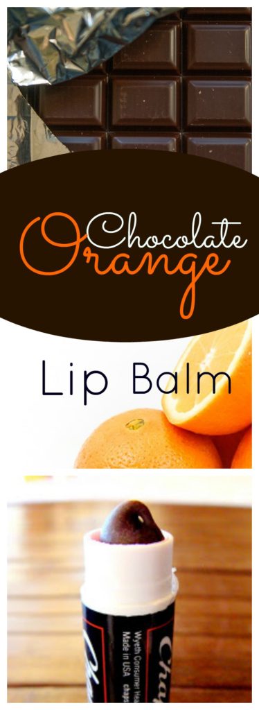 chocolate orange lip balm pinterest