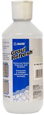 grout refresh color biscuit universal grout colorant and sealant on a white background in a white bottle