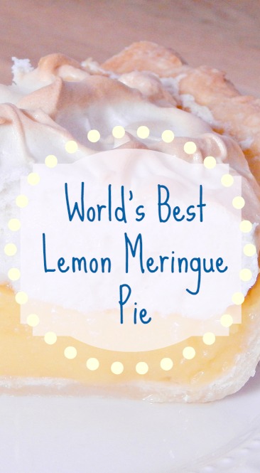 PinterestPinable Image of Lemon Meringue pie at SugarBananas.com