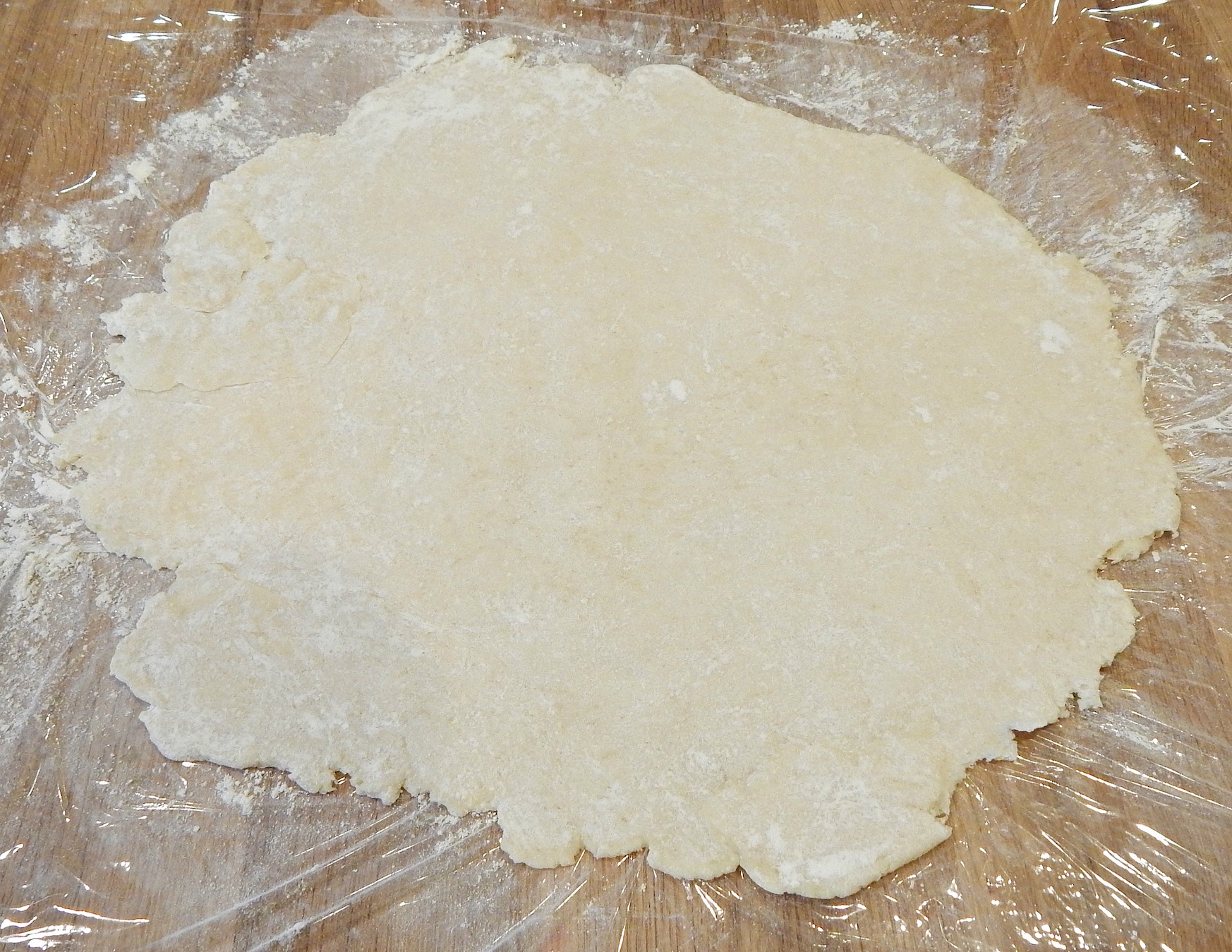 rolled pie crust dough for lemon meringue pie on SugarBananas.com copy