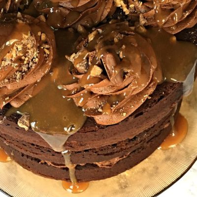 Heath Caramel Layer Cake Recipe