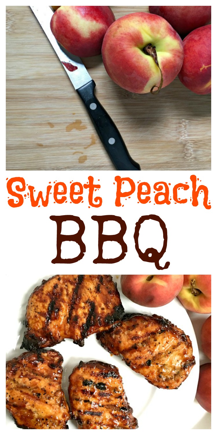 Peach BBQ Sauce Recipe on www.sugarbananas.com