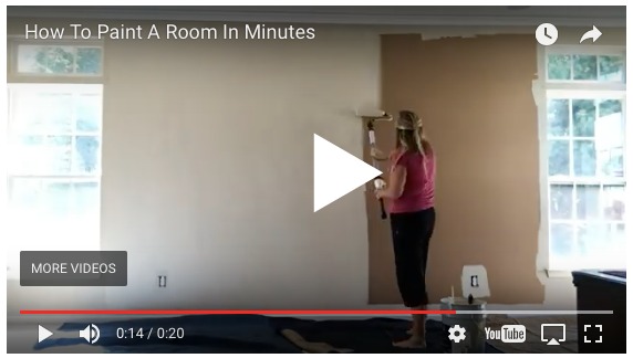 how to paint a room in minutes on www.sugarbananas.com