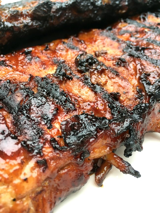 Quick Grilled BBQ Ribs from www.sugarbananas.com