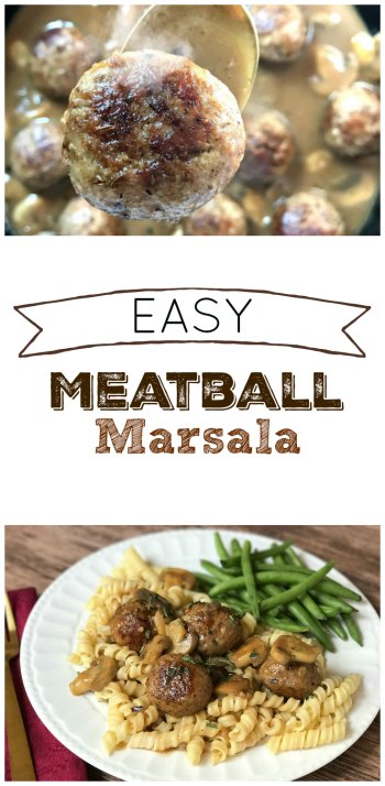 Easy Meatball Marsala from Sugar Bananas