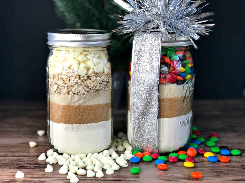 Holiday Food Gift Ideas from www.sugarbananas.com homemade cookie mix in a jar