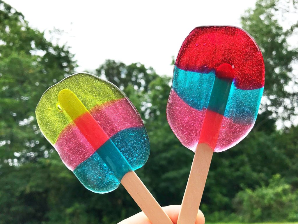 fun summer snack ideas jolly ranchers cherry apple blue raspberry grape on sugar bananas